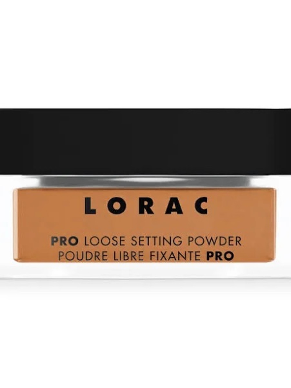 LORAC Cinnamon Pro Loose Setting Powder - Black & Brown Packaging